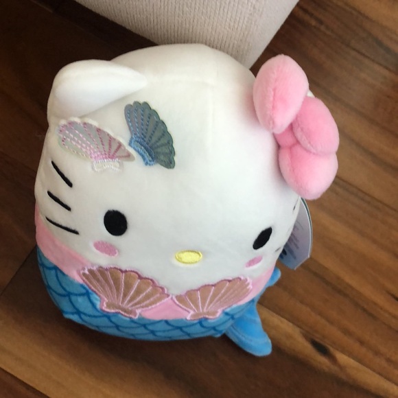 HELLO KITTY MERMAID 🧜🏻‍♀️ SQUISHMALLOWS NEW 7” - Picture 3 of 8